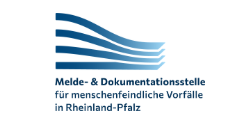 Logo der Melde- und Dokumentationsstelle für menschenfeindliche Vorfälle in Rheinland-Pfalz